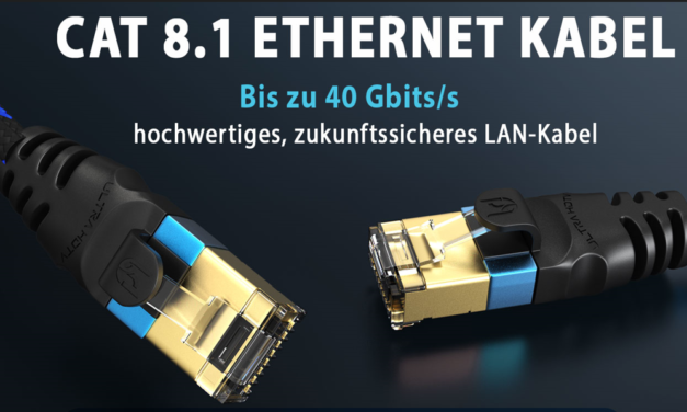 Das CAT 8.1 Netzwerkkabel von Ultra HDTV
